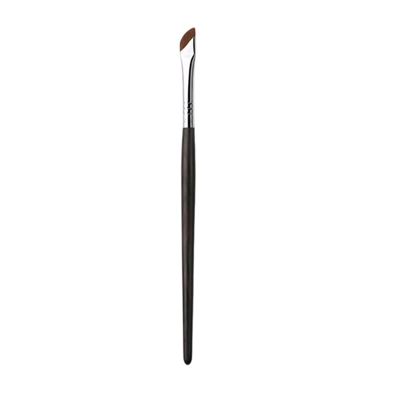 Flat-headed sickle-shaped eyeliner brush, angled foundation, eyeliner, under-eye bag brush, eyebrow brush, ultra-fine blade makeup brush, one-piece portable set.